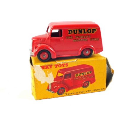 A boxed Dinky 451 Trojan Van, Dunlop (end flap detached)