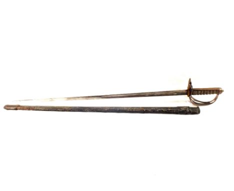 A Victorian 'Light Infantry' officers sword with scabbard