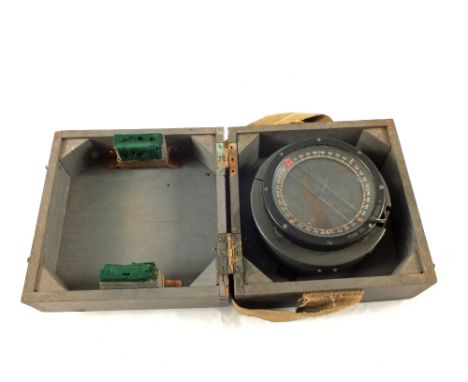 A type P8 compass in its box dated 1942
