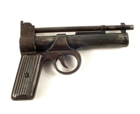 A 1930's Webley Junior MkI (tin plate grips model) in G.W.O. with original finish in parts