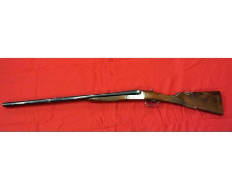 A Gunmark Kestrel 12 bore side by side shotgun, Serial No. 301059, 27 1/2" barrels and engraved action, this item can only be