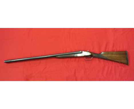 A Laurona 12 fore S/S S.L.N.E. shotgun, Serial No. 86216, this item can only be purchased by someone with a current valid sho