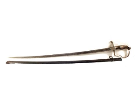 A German WWI NCO sword complete with scabbard