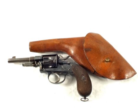 A German model 1883 Reichs revolver in obsolete 10.6mm calibre, this revolver is a very rare variant of the M1883, having che