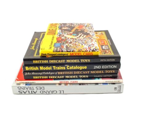 Various model reference books including Ramsays