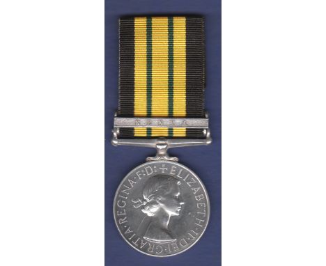 Africa General Service Medal (Clasp - Kenya) named to A.9847 WD R. OWINO S/O OKELO