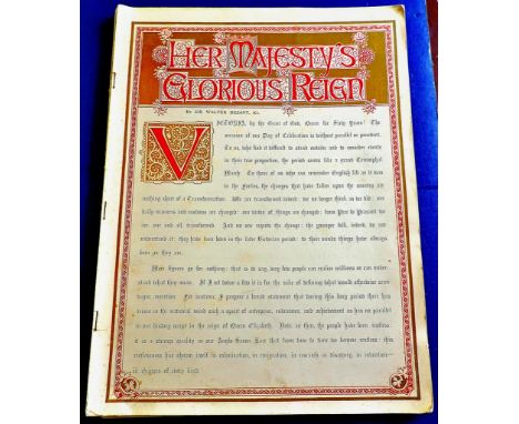 Her Majesty's Glorious Reign - A vintage paperback edition with many colour illustrations and H.M. Queen Victoria celebration