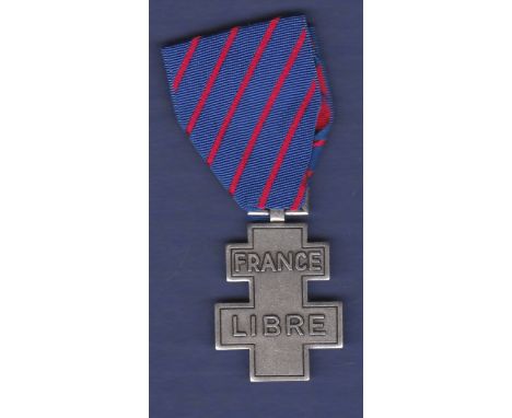 Medal for voluntary service in the Free French Army 'France Libre' Scarce medal