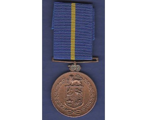 South African Police 'Troue Diens' Faithful Service medal named to135687H B/KINST. A. K. MOKOENA 23 1. 71