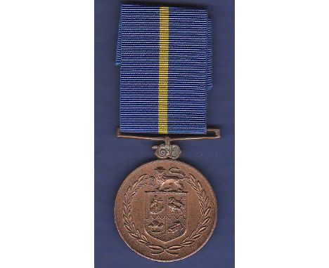 South African Police 'Troue Diens' Faithful Service medal named to135687H B/KINST. A. K. MOKOENA 23 1. 71