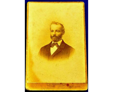 Cambridge - Antique Portrait Photo 4" x 6" of J. Wheeler of Cambridge/ He restored much of the Hannah Camius Work in Kings Co