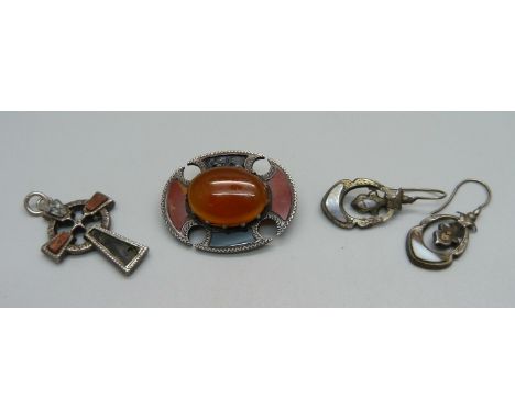 Scottish silver jewellery, a/f 