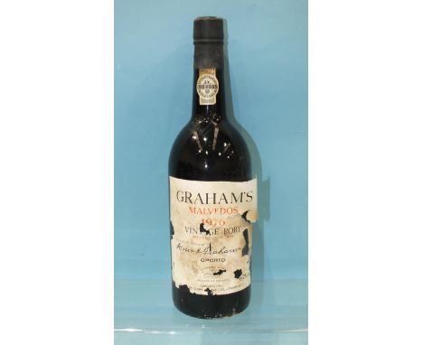 Grahams Valvedos vintage Port 1976, one bottle, (label damaged). 