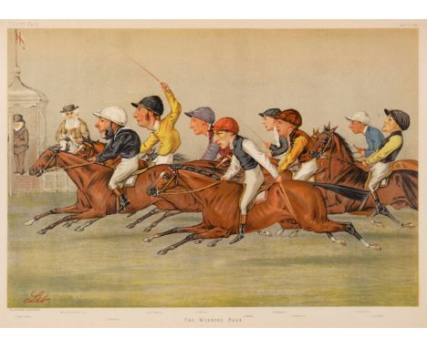 * Vanity Fair. A collection of 10 caricatures of Horse Racing and Jockeys, late 19th century &amp; early 20th century, eight 