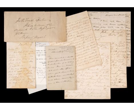 * Auckland (George Eden, 1st Earl, 1784-1849). Autograph letter signed 'G. Eden' to 'Dear Lemon', Lincoln's Inn, [London], 6 