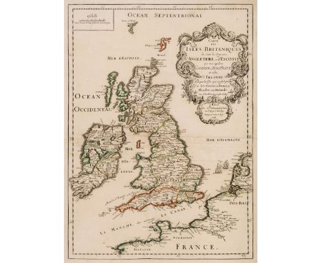 British Isles. Du Val (Pierre), Carte des Isles Britaniques où sont les Royaumes d'Angleterre et d'Escosse que nous appellons