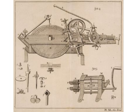 Emerson (William). The Principles of Mechanics. Explaining and Demonstrating the general Laws of Motion, the laws of gravity,