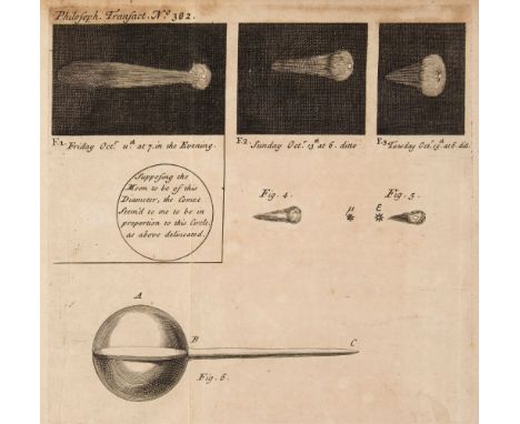 Philosophical Transactions. volume 33 &amp; 69, part 1, London, 1726 &amp; 1779, volume 33 containing 14 (of 15) folding engr