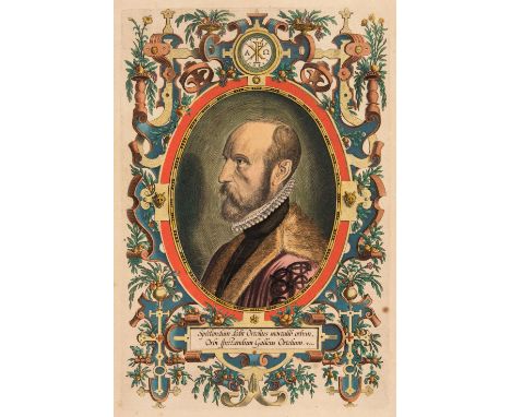 * Cartographers. A collection of eight portraits of cartographers, 16th-19th century, including: Galle (Philip). Spectandum d