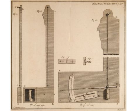 Philosophical Transactions. A collection of disbound articles, some defective, from Philosophical Transactions, 18th century,