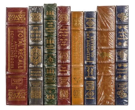 Easton Press. Seven signed first editions, Norwalk, CT, 2002-13, comprising: 1. Angelou (Maya). Letter to my Daughter, 2008, 