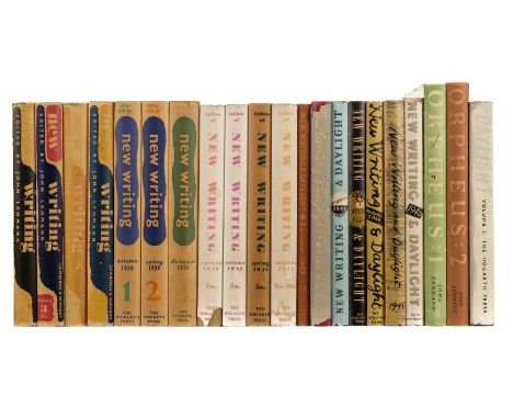 Lehmann (John [editor]) . New Writing, numbers 1 - 5 (Autumn 1936 - Spring 1938), new series, numbers 1 - 3 (Autumn 1938 - Ch