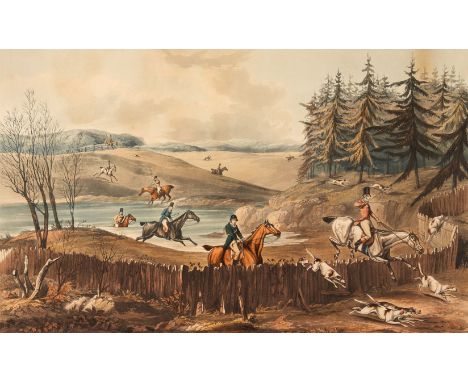 * Alken (Henry). The Beaufort Hunt (the set of eight), Thomas McLean, 1833, eight aquatints after W. P. Hodges, all with cont