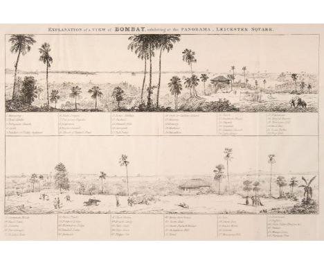 Panoramas. Barker (H. A. &amp; Burford J.), A collection of six panoramas, 1813 - 31, comprising of:- Description of a View o