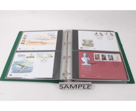 Stamps Ireland selection of modern first day covers in seven volumes