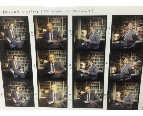 Of Tolkien Interest: Pamela Chandler (1928-1993): Set of photographic negatives of portraits of Rayner Unwin, first reader of