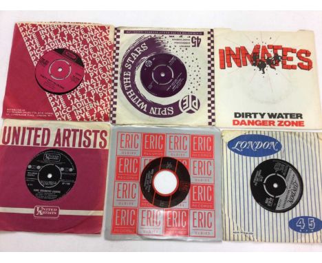 Single records (approx. 230), including Mick Jagger, Tommy James and the Shondells, Ivy League, Jam, John Keen, Kinks, Jerry 