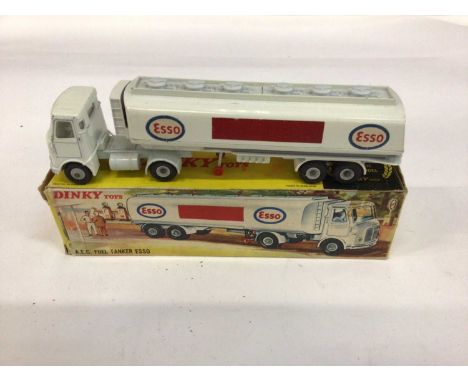 Dinky AEC Fuel Tanker, Esso No. 945, boxed