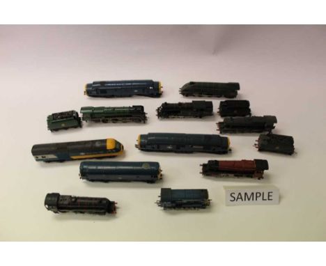 Railway OO gauge selection to include Hornby, Lima, Wren, Bachman and Peco, locomotive and tenders, carriages and rolling sto