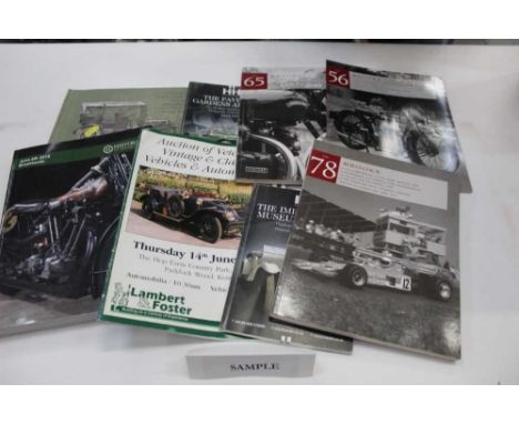 Box of Classic/Vintage car auction catalogues (33)
