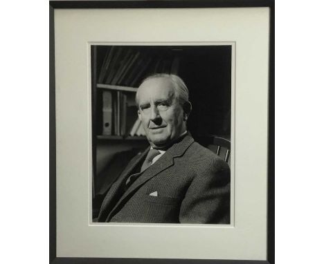 Pamela Chandler (1928-1993) photographic portrait of Professor J. R. R. Tolkien, this is a modern print taken from the 1961 n