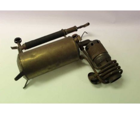 Very large blow lamp, 45cm high