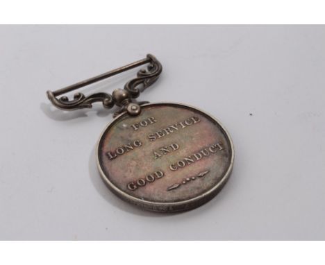 George V Army Long Service and Good Conduct medal named to 535288 SJT. W. C. Pringle. 13 - 18 HRS.
