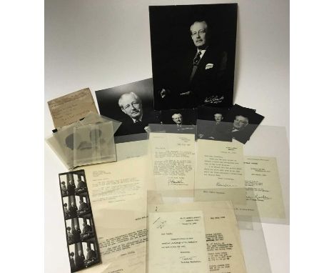 Harold Macmillan by Pamela Chandler (1928-1993) collection of materials relating to the photographic session at 10 Downing St