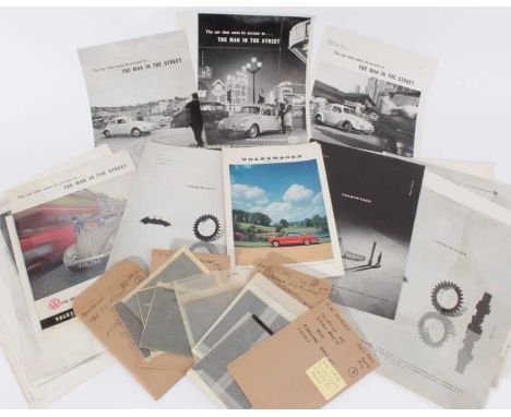 Of Volkswagen Beetle interest: Pamela Chandler (1928-1993) collection of images, advertising materials and photographic negat