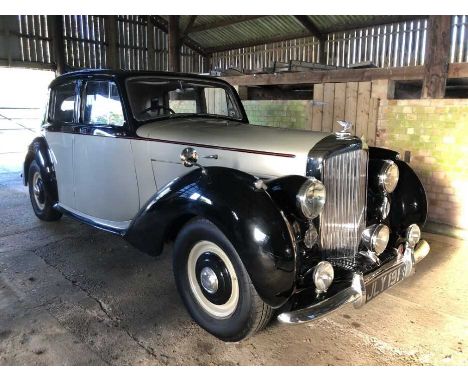 1948 Bentley MKVI Standard Steel Saloon Registration JLY191, Chassis B372CF, Six cylinder 4.25 litre engine, manual transmiss