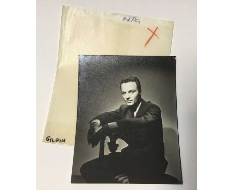 Pamela Chandler (1928-1993) collection of photograph portrait material of notable subjects, to include small 5 x 4 inch proof
