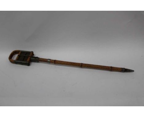 Antique bamboo shooting stick