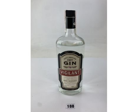 Bottle of Vigilant Dry Gin, 100cl