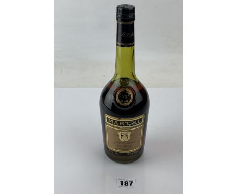 Bottle of Martell Cognac, 68cl
