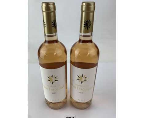 2 bottles of rose wine - Domaine du Mas Ensoleille 2021, 75cl