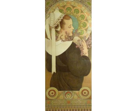 ALFONS MUCHA (1860 – 1939) Bruyère de Falaisesigned in plate (lower right) lithograph in colours proof before letters, A+ 66.