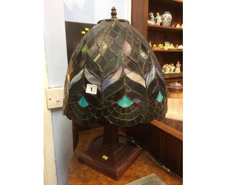 A Tiffany style table lamp