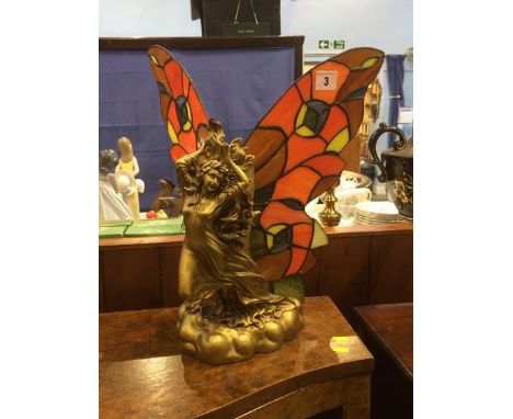 A Tiffany style table lamp
