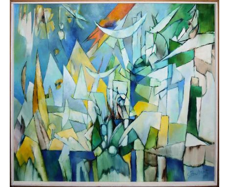Siegfried Paulhardt, "Erinnerung an Altena", Ölgemälde gerahmtSiegfried Paulhardt, 1926 Darmstadt - 2000 Frankfurt/Main, dt. 