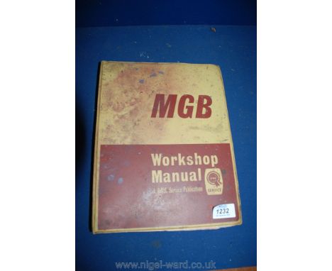 A BMC Publication: MGB Workshop Manual.